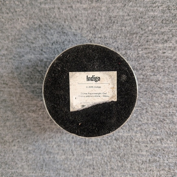 3/$15 | Indigo Chapters, Clear Dome Owl Paperweight - Picture 2 of 2